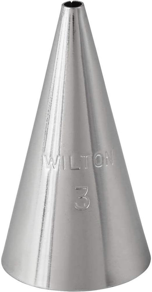 Wilton Decorating Piping Tip, No 3 - Round...