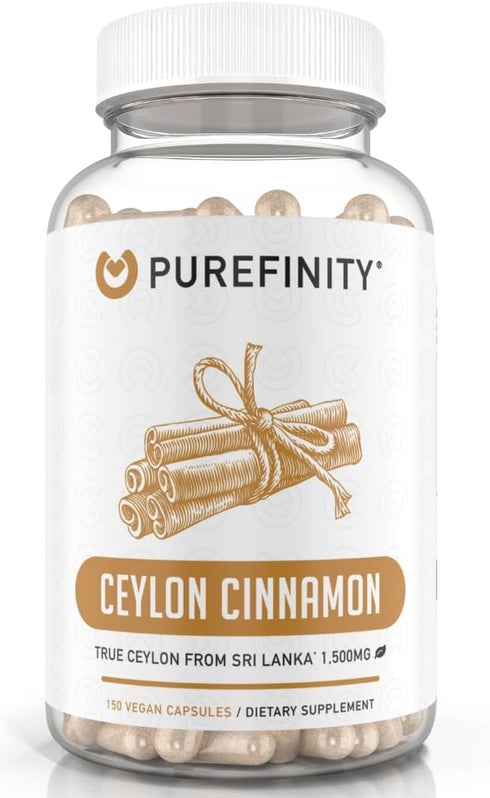 Ceylon Cinnamon Capsules – True Antioxidant Supplement from Sri Lanka Bark, Powerful Alternative to Pills or Tablets – 1500 mg, Vegan, Non-GMO, 15...