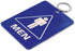 Lucky Line - Men's Restroom Pass Key Tag, Plastic with Split Key Ring Keychain Identifier for Restaurant, Office, Gas Station, 1 Per Pack (53101) ...