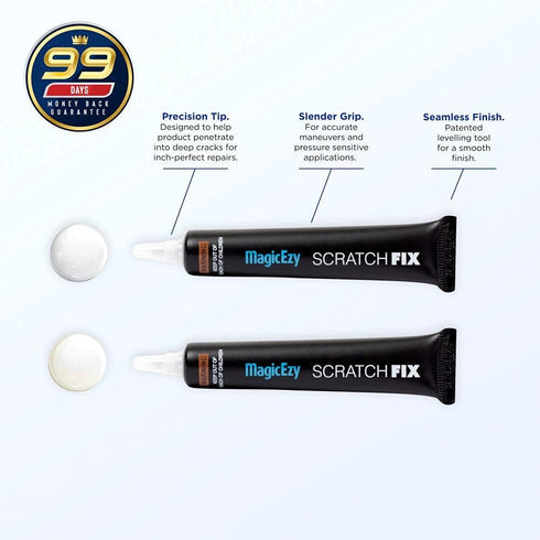 MagicEzy Auto Scratch RepairEzy - (White Pearl) Auto Touch Up Paint for Car Scratch | All Makes and Models...