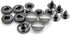 CRAFTMEMORE 50 Sets Gun Metal Black Snap Buttons S-Spring Socket Popper Fasteners for Jacket Bag Closures #831 VT8 (15mm (0.59"))...