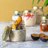 Bormioli Rocco Quattro Stagioni set of 4 Clear Airtight Mason Jars, 8.5 Oz. Made from BPA Free Durable Glass, Made In Italy....