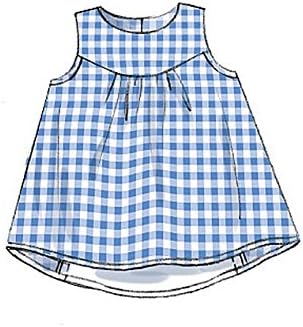 McCall's Patterns M7342 Infants' Back-Bow Dresses, Panties, Leggings and Bucket Hat...