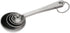 Amco Stainless Steel Measuring Spoons Set, 4-Piece - Stackable, Ergonomic Handles, Easy-to-Read Engraved Measurements, Well-Rounded Design for Liq...