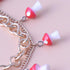 Double Layer Mushroom Bracelet Anklet? Cute Red Mushroom Bracelet Combination Bracelet Anklet Jewelry for Women...