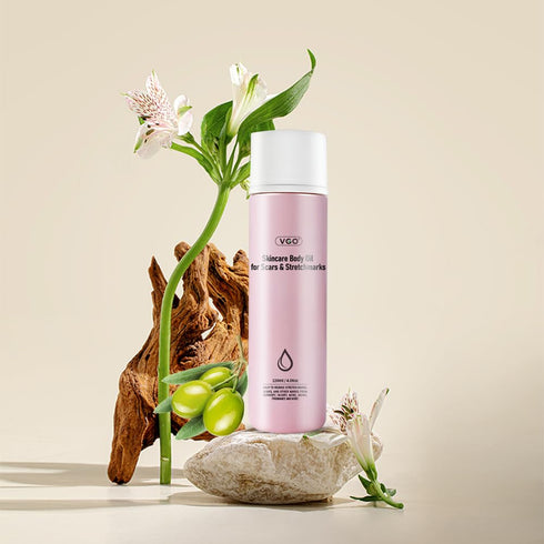 VGO Skincare Body Oil Moisturizing Oil Vitamin A E Serum for Scars Skin, Face & Full Body, Promotes Healthy-Looking Skin 50ml / 1.69oz...