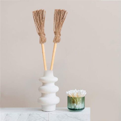 TOYANDONA 5pcs Dollhouse Miniature Broom Mini Broom Dollhouse Furniture Props Micro Landscape Decor...