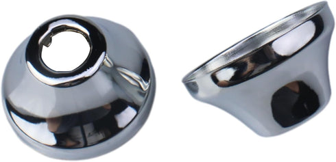 FDXGYH 2 Pcs Stainless Steel Tapered Flange Cover 1/2 inch Escutcheon Plate/Pipe Wall Cover Urinal Water Purifier Decorative Cover...