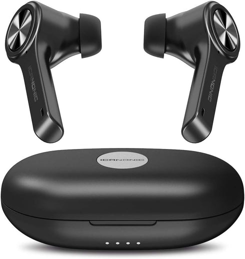 iCanonic Wireless Earbuds with Bluetooth 5.0 in-Ear Headphones and Charging Case, HD Sound/Quick-Pairing Stereo Calls/Built-in Microphones/IPX5 Sw...