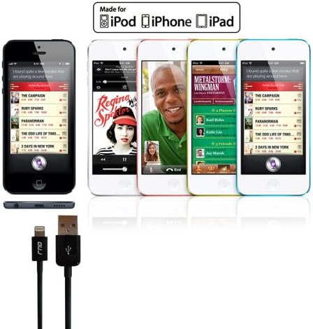 RND Apple Certified Lightning to USB 1.5FT Cable for iPhone (Xs, XS Max, XR, X, 8, 8 Plus, 7, 7 Plus, 6, 6 Plus, 6S, 6S Plus) iPad (Pro, Air, Mini...
