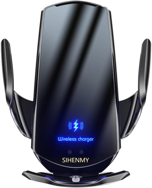 Wireless Car Charger, SIHENMY 15W Fast Wireless Charger for car Auto-Clamping, fit for iPhone 15 14 13 12 11 Pro Max Xs, Samsung Galaxy S23 Ultra ...