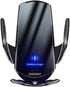 Wireless Car Charger, SIHENMY 15W Fast Wireless Charger for car Auto-Clamping, fit for iPhone 15 14 13 12 11 Pro Max Xs, Samsung Galaxy S23 Ultra ...