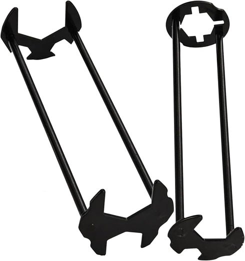 Basin Wrench, Sink Wrench Set 7 Sizes Universal Under Sink Plumbers Wrench Multifunctional Carbon Steel Faucet Wrench, Four-claw Hexagon Wrench fo...