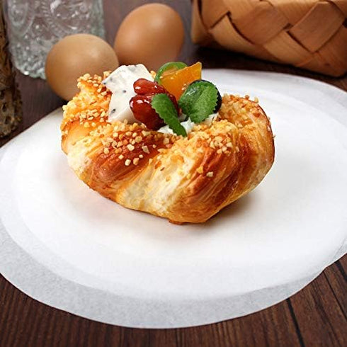 Ergonflow 100 Sheets Parchment Paper Rounds 6" and 8" Diameter-Non-Stick Cake Pan Liner Circles,Cookie Baking Sheets,Precut for Cake Baking, White...