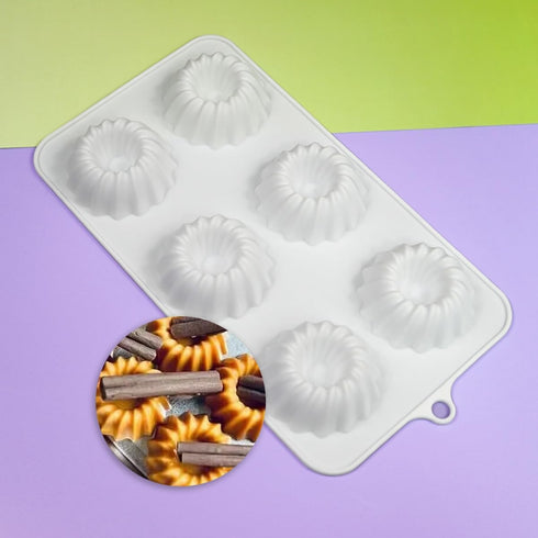 Silicone Mold Savarin Chocolate Molds Star Mountain Mousse Cake Mold DIY Bakeware Molds (A_8.88x4.68x0.8 inch)...