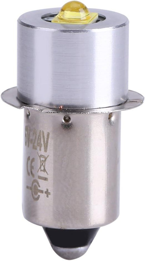 Light Bulb, 5W 6-24V P13.5S Led Flashlight Replacement Bulb High Bright LED Upgrade Bulb Replacement for LED Emergency Flashlights Torch...