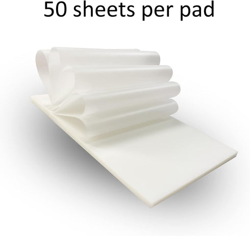 iKyce Transparent Sticky Notes Large? 2.8 x 3.8 inch Translucent Self-Sticky Notes Wide, 400 Sheets Waterproof Colorful reading stickies, 50 Sheet...