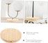 ABOOFAN Wooden Table Lamp Stand Natural Wood Base Lamp Wooden Base Bedside Lamp Round Lamp Base Solid Lamp Base Wooden Lamp Base for Lamp Repair T...