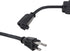 3 Prong Extension Cord with Waterproof Switch, 14/3 SJT Heavy Duty Power Cable with LED On/Off Inline Switch, 1875W 15A/125V Grounded Outlet Plug ...
