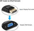 Display Port to VGA Adapter,4 Pack Gold-Plated DisplayPort DP to VGA Converter (Male to Female) for Computer, Desktop, Laptop, PC, Monitor, Projec...