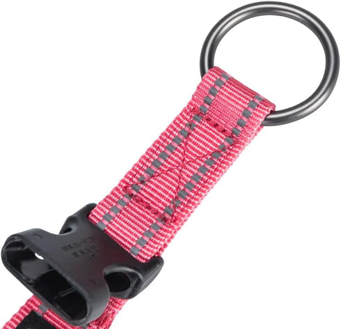 EXCELLENT ELITE SPANKER Reflective Dog Collar Classic Breathable Nylon Adjustable Pet Collar with Quick Release Buckle for Boy Girl Male Female Pu...