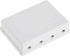 4 Port Keystone Jack Surface Mount Box, White, Surface Mount Box for Networking, Home Theatre, Security/Surveillance, Cablewholesale...