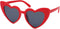 FEISEDY Vintage Heart Shaped Sunglasses Women Stylish Love Eyeglasses B2421-P1...