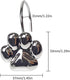 DHXYZZB Shower Curtain Hooks, 12 Pcs Metal Stainless Steel Curtain Hooks for Decorative Bathroom Hook...