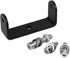 DS. DISTINCTIVE STYLE Bike Rear Rack Mount Adapter with Screws (Black)...