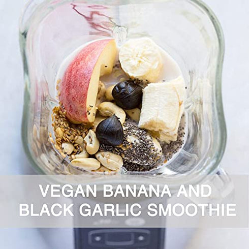 Orgnisulmte Peeled Black Garlic Cloves Fermented for 90 Days,Ready to Eat Non-GMO 7.05 Oz...