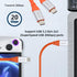 CY Cable USB3.2 Cable 20Gbps USB4 Ultra Soft High Flex 100W 8K 5K 4K USB4.0 Hyper Super Flexible Cord Male to Male Compatible with iphone15 iPad P...