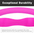 Leather Texture Soft Silicone Car Steering Wheel Cover Universal Anti-Slip Design 14-16 inch Protective Case Rose...