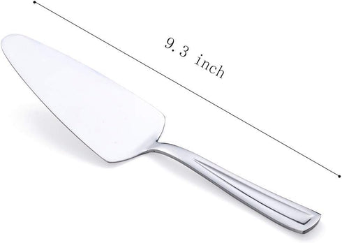 GoGeiLi Pie Cake Server, 9.3-inch Stainless Steel Pizza Pastry Server Set of 3, Dishwasher Safe...