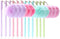 12Pcs/Bulk Funny Cute Pens Kawaii Plush Ball Pom Top Pendant Cool Novelty Gel Pen, Aesthetic Stationery Rollerball Back to School Office Journalin...
