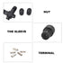 COMOPEZ 4Way Junction Box IP68 Waterproof Electrical Junction Box Cable Connector Underground Junction Box for Outdoor,Family,Street Light, Extern...