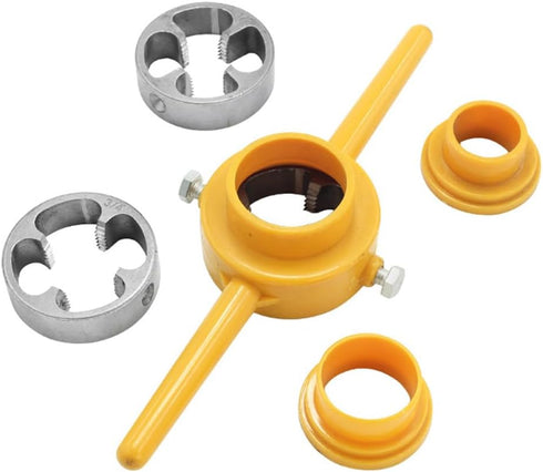 Water Supplies Set 6pcs Tap Wrench Threading Die 6 Piece Set Water Plastic...