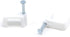 THE CIMPLE CO - Dual, Twin, or Siamese Coaxial Cable Clips, Cat6, Electrical Wire Cable Clip, 1/2 in Nail Clip and Fastener, White (100 Pieces per...