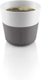 Eva Solo | 2 Lungo Tumbler Mugs | 8 oz Porcelain Coffee Cup Tumblers with Silicone-coated Grip | Dishwasher Safe | Danish Design, Functionality & ...