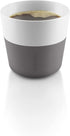 Eva Solo | 2 Lungo Tumbler Mugs | 8 oz Porcelain Coffee Cup Tumblers with Silicone-coated Grip | Dishwasher Safe | Danish Design, Functionality & ...