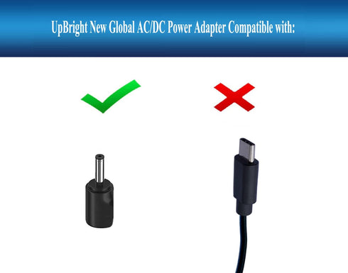 UpBright 16.8V AC Adapter Compatible with Youdgee H1 Model MiNi Muscle Massage Gun Deep Tissue Percussion Massager Sominyu QS-1680800U 14.4V Li-io...