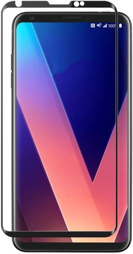 3D Curved Screen Protector for LG V30, (2pcs) Ultra Clear Anti-Stracth Full Cover Screen Protector Tempered Glass for LG V30 H931 US998 AS998 H930...