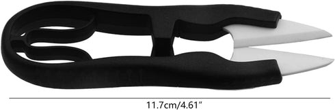 Insulated U-shaped Ceramic Scissors Multipurpose High Hardness Cutter For Cutting Battery Cable Mobile Phone Repair Tool Embroidery Tools Supplies...