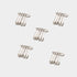 1,000Pcs Nickel-Plated Small Safety pins, 19mm Small Metal Sewing Clothing Accessories Decorative Fixed Safety pins (Silver)...