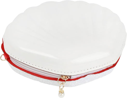 Van Caro Womens Glitter PU Leather Shell Pearl Cross-body Shoulder Bags Purse...