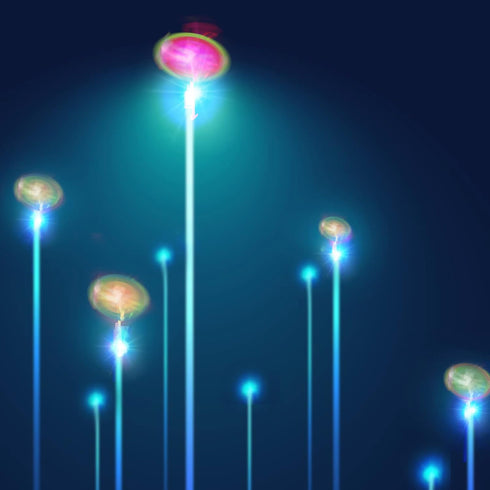 60 PCS Glow Flying Toys Sets(30 Slingshot+30 LED copters) Party Favors Glow in The Dark Party Supplies Summer Outdoor Game for Kids...