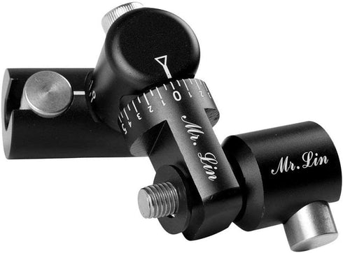 AMEYXGS Bow Rod Stabilizer Single Side V-bar Fully Adjustable V-Bar Mount Quick Disconnect(Black)...