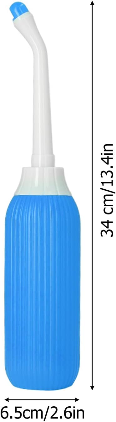 500ml Bidet Spray Bottle, Multipurpose Portable Bidet Sprayer, Anal Douche with Spray Nozzle Hygiene Care, Hygiene Long Spray Fast Cleaning for Po...
