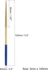 uxcell Diamond Needle File Set 3mm x 140mm, Round Files Titanium Coated Tools for Metal Wood Stone Glass, 10pcs...