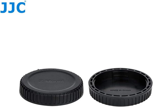 JJC Z Mount Body Cap & Rear Lens Cap Set, for Nikkor Z Lens, Z-Mount Lense Rear Cap, Body Sensor Protective Cover, Compatible with Nikon Z Mirrorl...