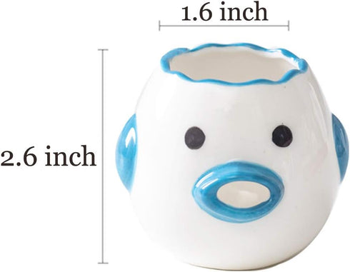 ZOSTLAND Egg Yolk Separator, HQ Creative Ceramics Cute Little Chicken Egg Yolk White, Funny Style Simple Automatic Separation Baking Assistant Too...
